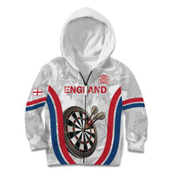 Custom England Darts Kid Hoodie Go Champions Grunge Marble Style - Wonder Print Shop