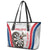 Custom England Darts Leather Tote Bag Go Champions Grunge Marble Style - Wonder Print Shop