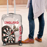 Custom England Darts Luggage Cover Go Champions Grunge Marble Style - Wonder Print Shop