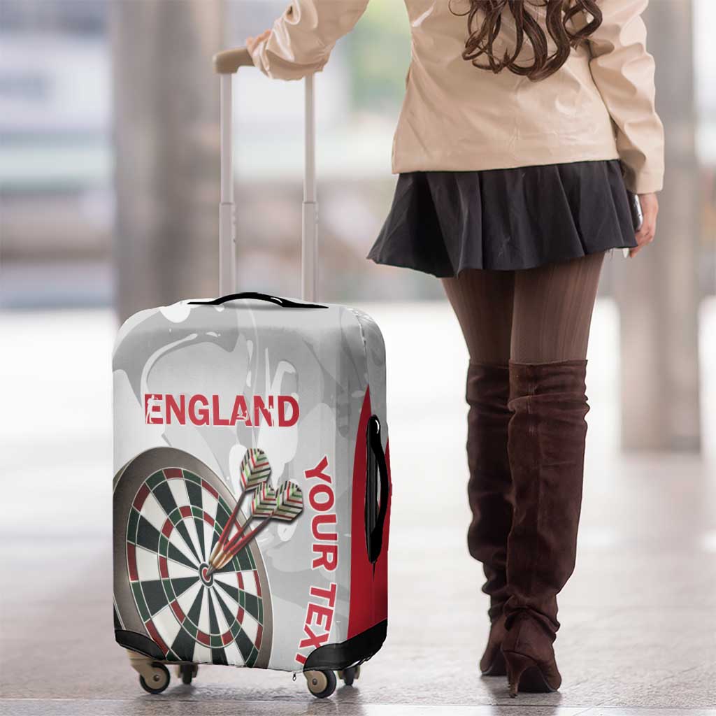 Custom England Darts Luggage Cover Go Champions Grunge Marble Style - Wonder Print Shop