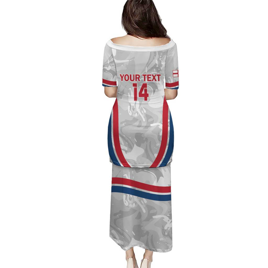 Custom England Darts Puletasi Go Champions Grunge Marble Style - Wonder Print Shop