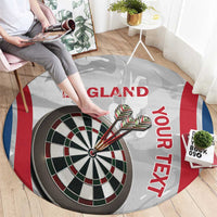 Custom England Darts Round Carpet Go Champions Grunge Marble Style