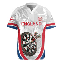 Custom England Darts Rugby Jersey Go Champions Grunge Marble Style - Wonder Print Shop