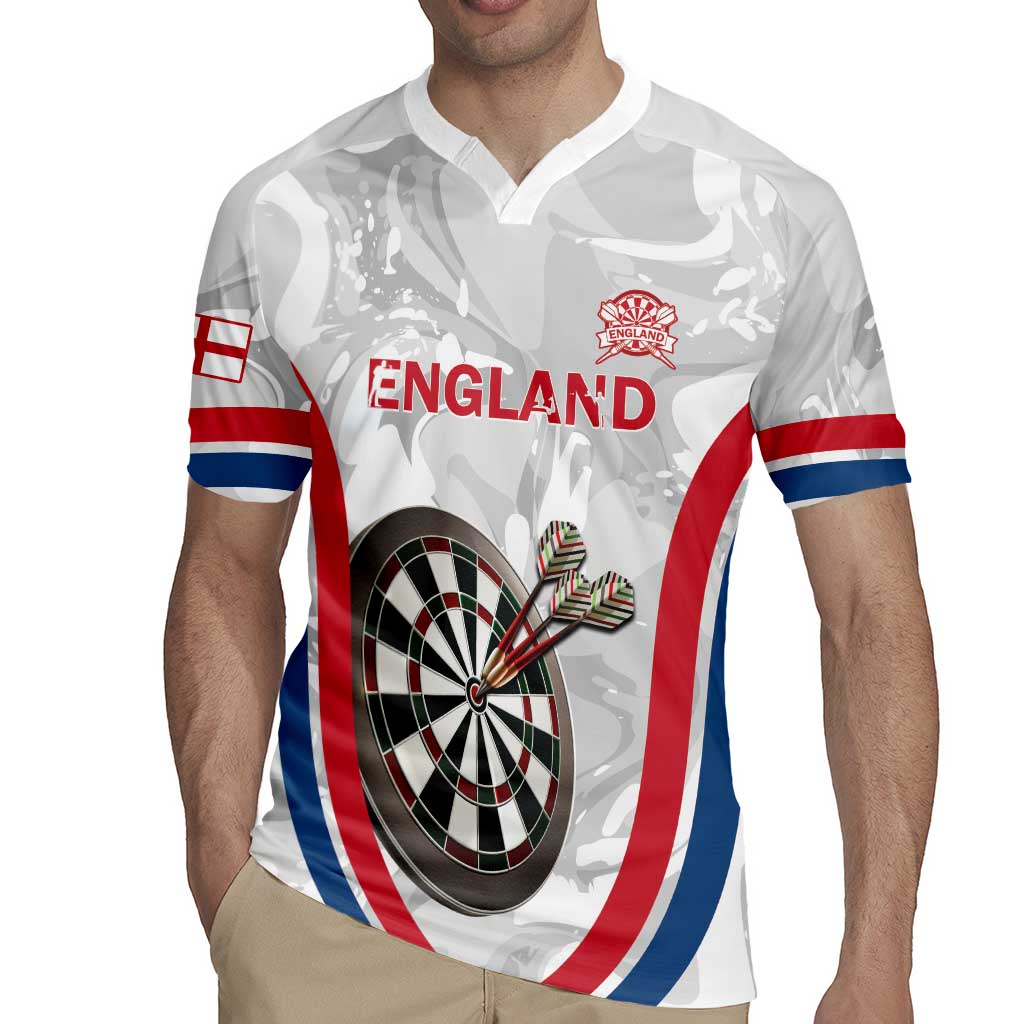 Custom England Darts Rugby Jersey Go Champions Grunge Marble Style - Wonder Print Shop