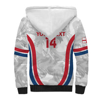 Custom England Darts Sherpa Hoodie Go Champions Grunge Marble Style - Wonder Print Shop