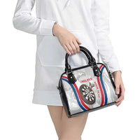 Custom England Darts Shoulder Handbag Go Champions Grunge Marble Style