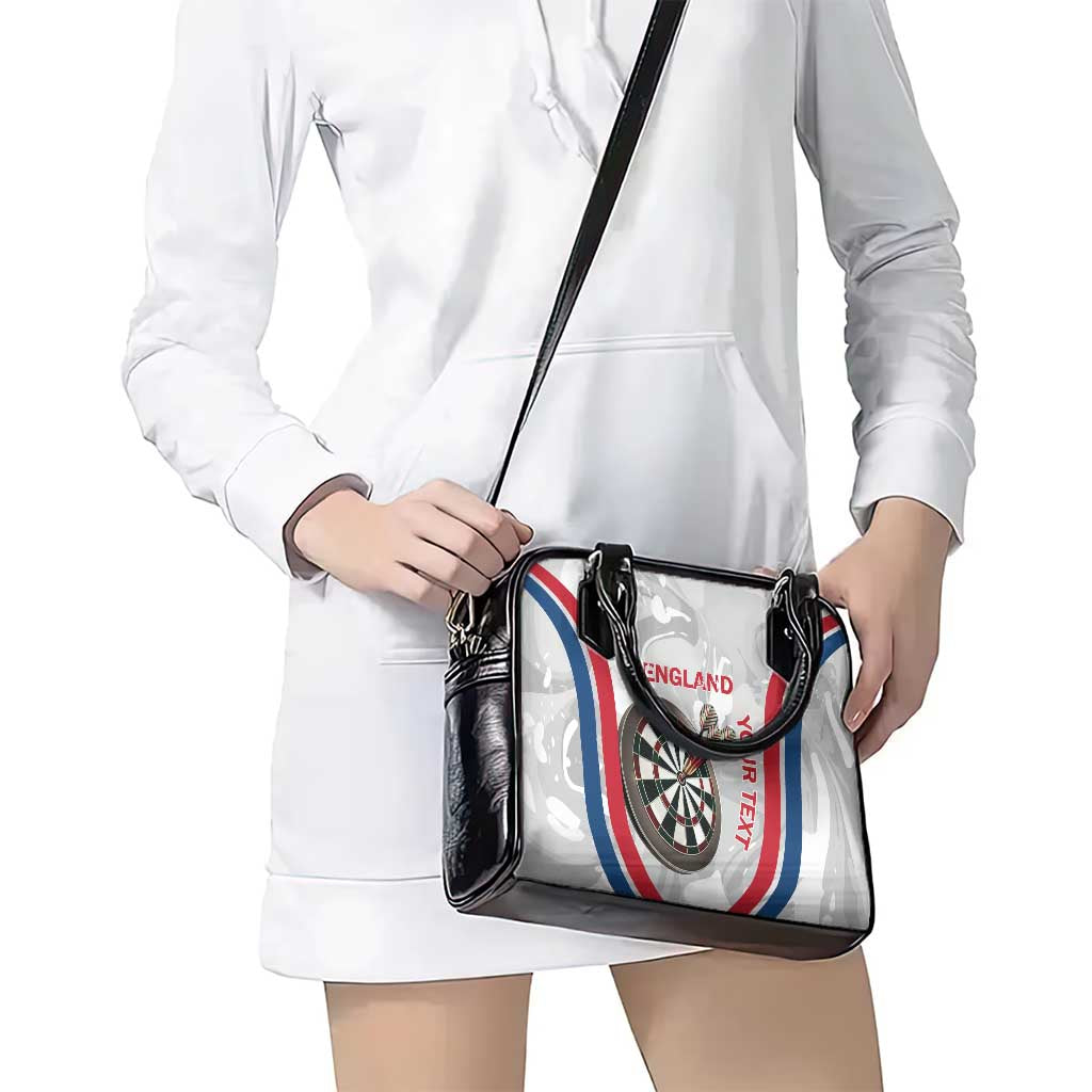 Custom England Darts Shoulder Handbag Go Champions Grunge Marble Style