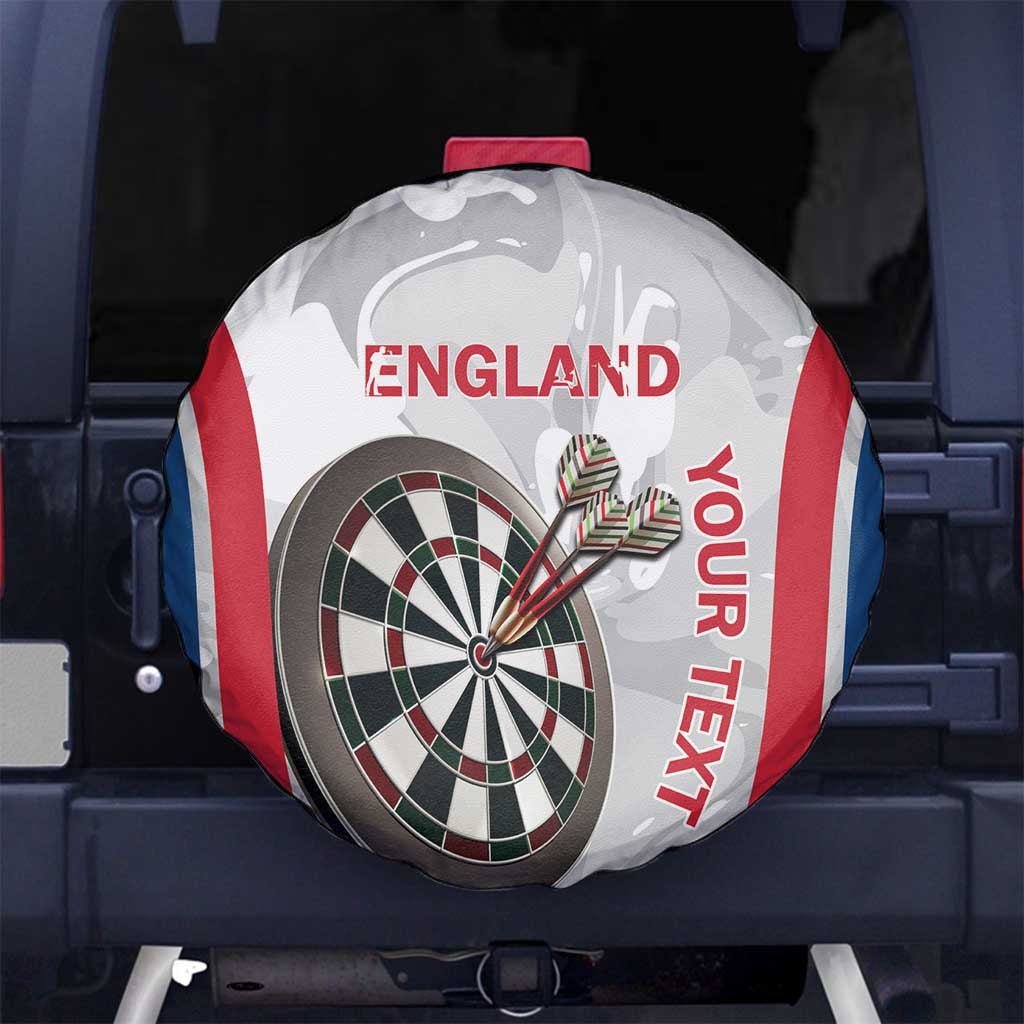 Custom England Darts Spare Tire Cover Go Champions Grunge Marble Style - Wonder Print Shop