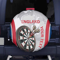 Custom England Darts Spare Tire Cover Go Champions Grunge Marble Style - Wonder Print Shop