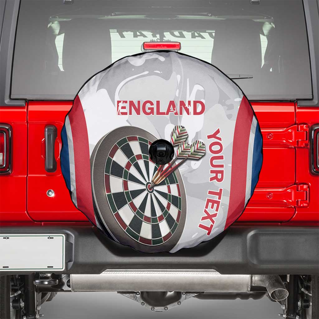 Custom England Darts Spare Tire Cover Go Champions Grunge Marble Style - Wonder Print Shop