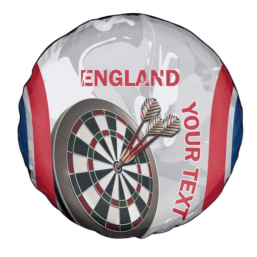 Custom England Darts Spare Tire Cover Go Champions Grunge Marble Style - Wonder Print Shop