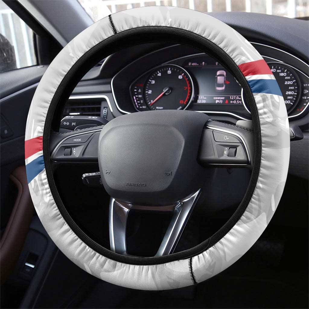 England Darts Steering Wheel Cover Go Champions Grunge Marble Style - Wonder Print Shop