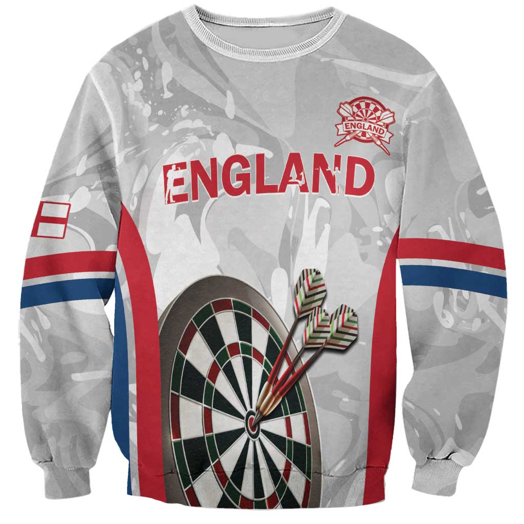 Custom England Darts Sweatshirt Go Champions Grunge Marble Style - Wonder Print Shop