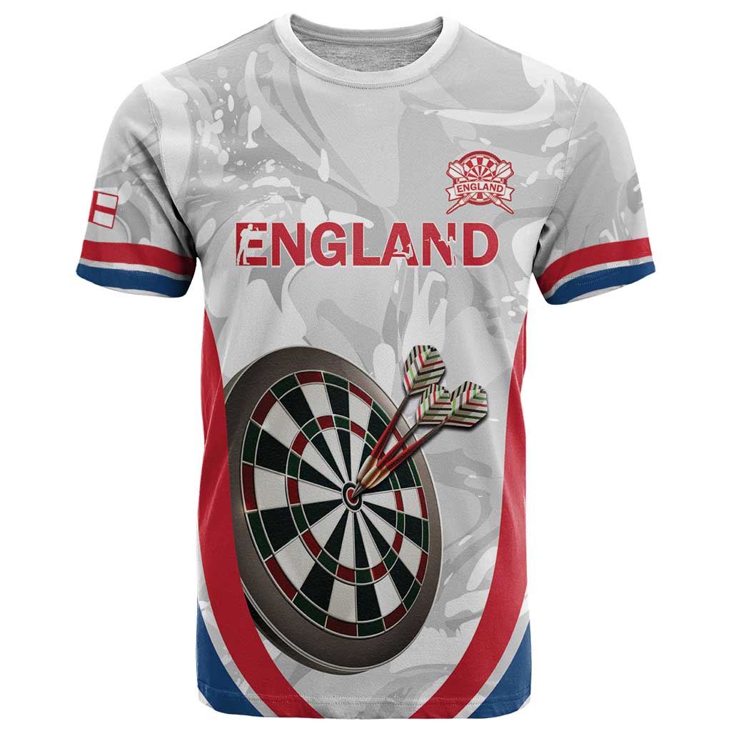 Custom England Darts T Shirt Go Champions Grunge Marble Style - Wonder Print Shop
