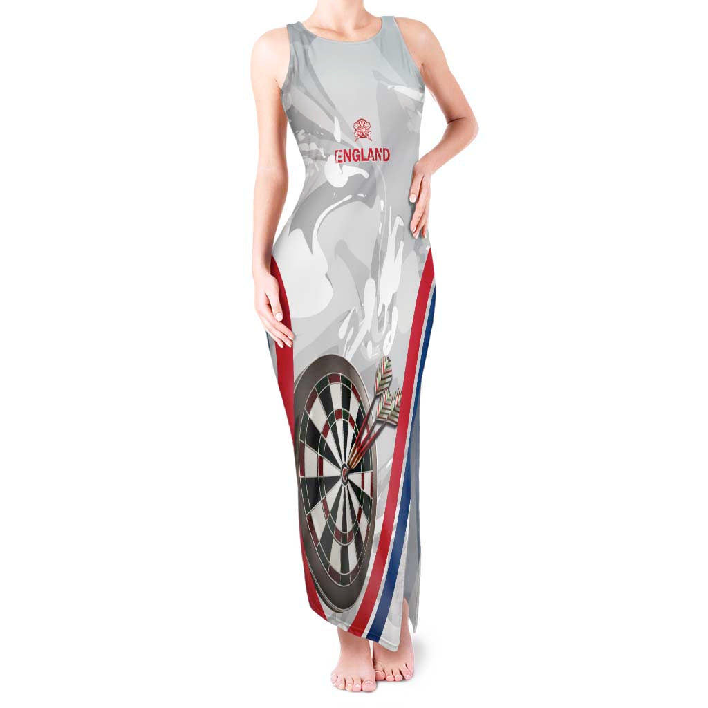 Custom England Darts Tank Maxi Dress Go Champions Grunge Marble Style - Wonder Print Shop