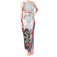 Custom England Darts Tank Maxi Dress Go Champions Grunge Marble Style - Wonder Print Shop