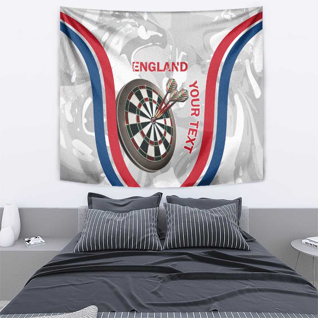 Custom England Darts Tapestry Go Champions Grunge Marble Style - Wonder Print Shop