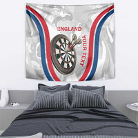 Custom England Darts Tapestry Go Champions Grunge Marble Style - Wonder Print Shop