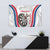 Custom England Darts Tapestry Go Champions Grunge Marble Style - Wonder Print Shop