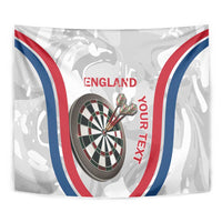 Custom England Darts Tapestry Go Champions Grunge Marble Style - Wonder Print Shop