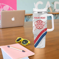 Custom England Darts Tumbler With Handle Go Champions Grunge Marble Style - Wonder Print Shop