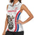 Custom England Darts Women Sleeveless Polo Shirt Go Champions Grunge Marble Style - Wonder Print Shop