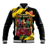 Derby De Mayo 2025 Baseball Jacket Pinata Horse Racing Let's Fiesta
