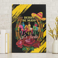 Derby De Mayo 2025 Canvas Wall Art Pinata Horse Racing Let's Fiesta