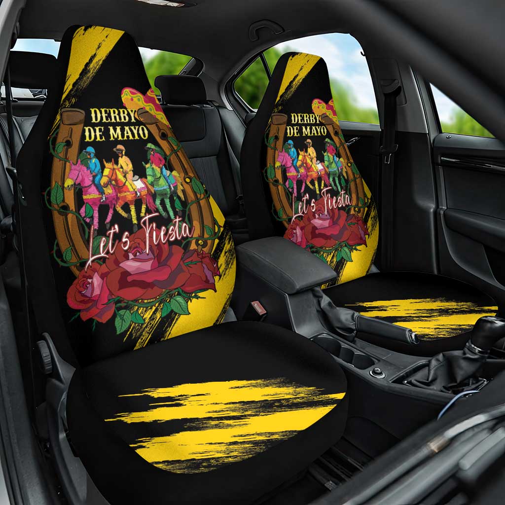 Derby De Mayo 2025 Car Seat Cover Pinata Horse Racing Let's Fiesta