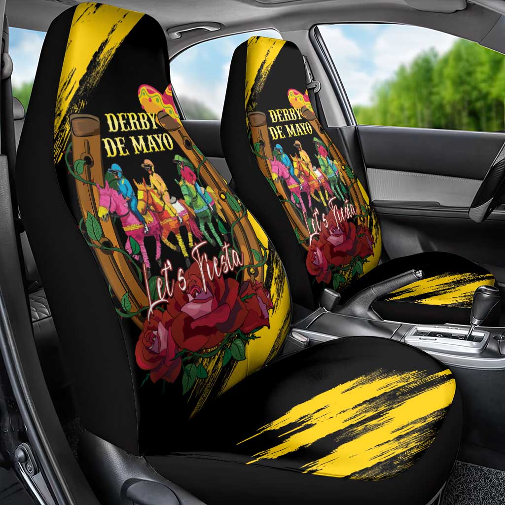 Derby De Mayo 2025 Car Seat Cover Pinata Horse Racing Let's Fiesta