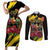 Derby De Mayo 2025 Couples Matching Short Sleeve Bodycon Dress and Long Sleeve Button Shirt Pinata Horse Racing Let's Fiesta