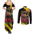 Derby De Mayo 2025 Couples Matching Summer Maxi Dress and Long Sleeve Button Shirt Pinata Horse Racing Let's Fiesta