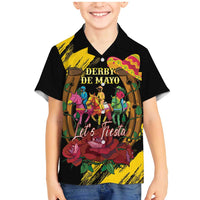 Derby De Mayo 2025 Family Matching Mermaid Dress and Hawaiian Shirt Pinata Horse Racing Let's Fiesta