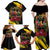 Derby De Mayo 2025 Family Matching Off Shoulder Maxi Dress and Hawaiian Shirt Pinata Horse Racing Let's Fiesta