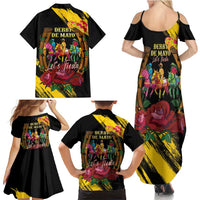 Derby De Mayo 2025 Family Matching Summer Maxi Dress and Hawaiian Shirt Pinata Horse Racing Let's Fiesta