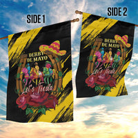 Derby De Mayo 2025 Garden Flag Pinata Horse Racing Let's Fiesta