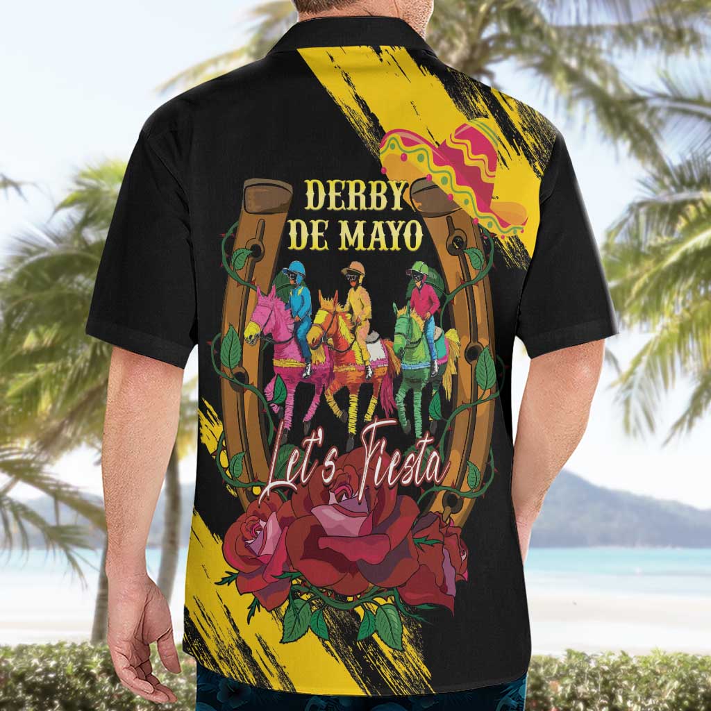 Derby De Mayo 2025 Hawaiian Shirt Pinata Horse Racing Let's Fiesta