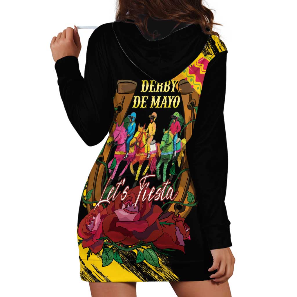 Derby De Mayo 2025 Hoodie Dress Pinata Horse Racing Let's Fiesta