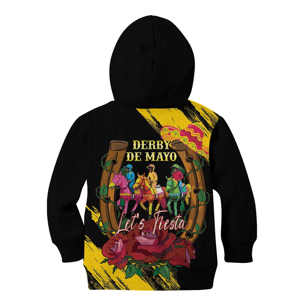 Derby De Mayo 2025 Kid Hoodie Pinata Horse Racing Let's Fiesta