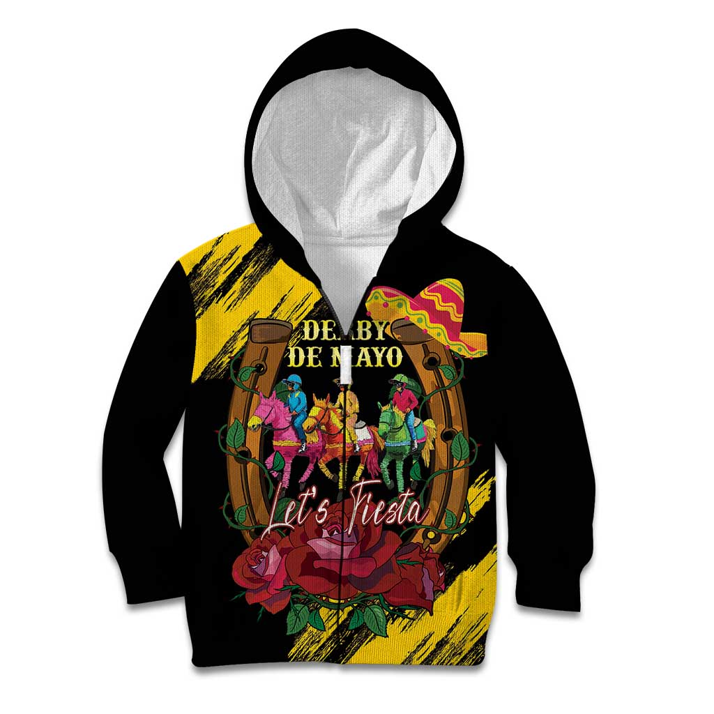 Derby De Mayo 2025 Kid Hoodie Pinata Horse Racing Let's Fiesta