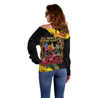 Derby De Mayo 2025 Off Shoulder Sweater Pinata Horse Racing Let's Fiesta