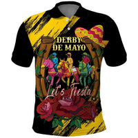 Derby De Mayo 2025 Polo Shirt Pinata Horse Racing Let's Fiesta