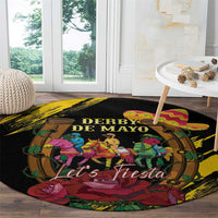 Derby De Mayo 2025 Round Carpet Pinata Horse Racing Let's Fiesta - Wonder Print Shop