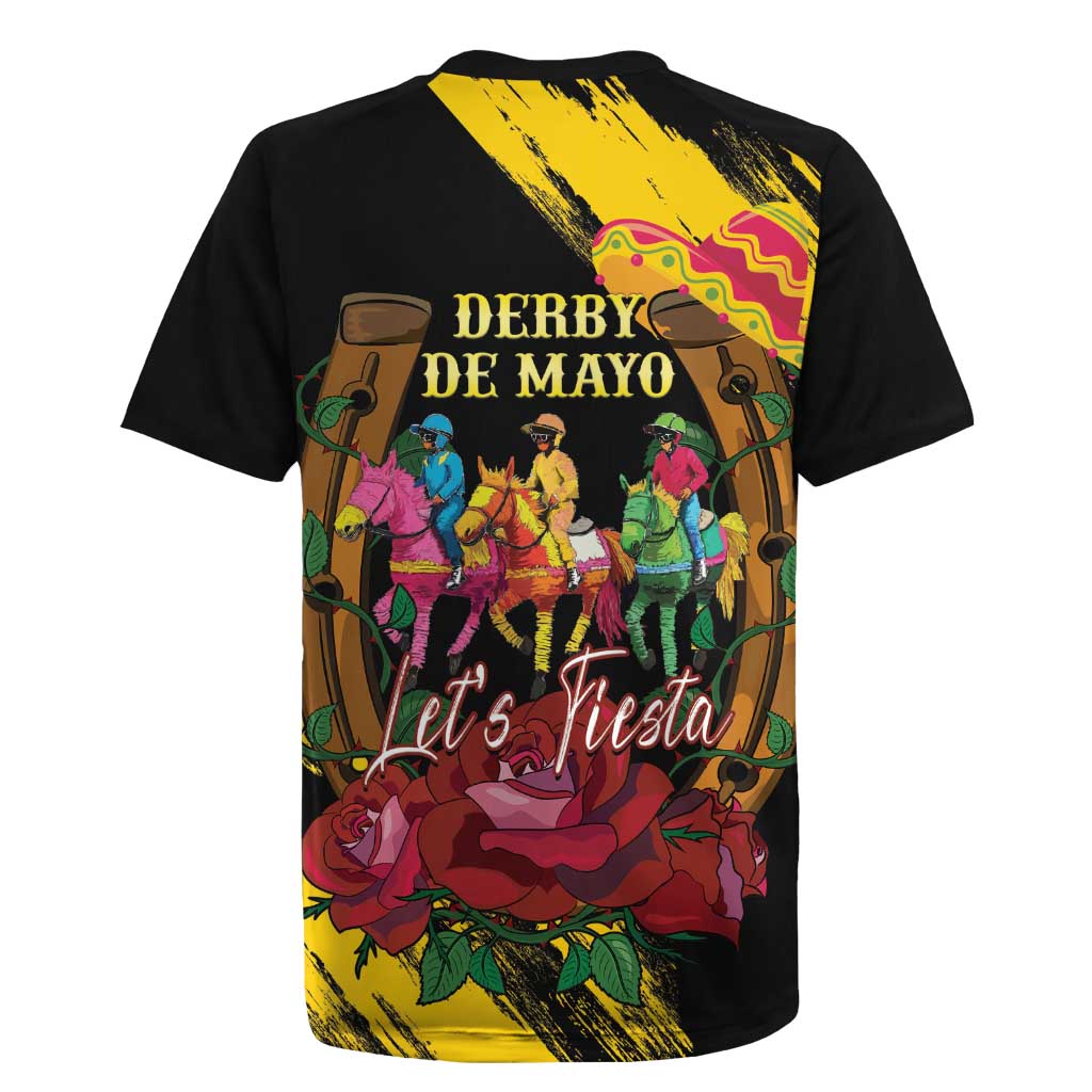 Derby De Mayo 2025 Rugby Jersey Pinata Horse Racing Let's Fiesta - Wonder Print Shop
