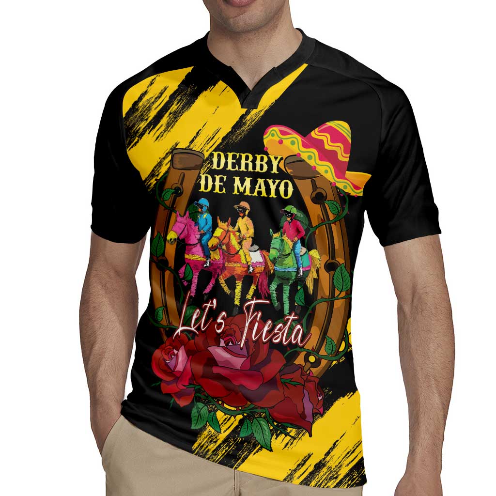 Derby De Mayo 2025 Rugby Jersey Pinata Horse Racing Let's Fiesta - Wonder Print Shop