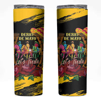 Derby De Mayo 2025 Skinny Tumbler Pinata Horse Racing Let's Fiesta - Wonder Print Shop