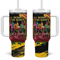 Derby De Mayo 2025 Tumbler With Handle Pinata Horse Racing Let's Fiesta - Wonder Print Shop