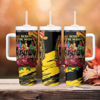 Derby De Mayo 2025 Tumbler With Handle Pinata Horse Racing Let's Fiesta - Wonder Print Shop