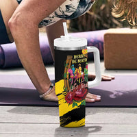 Derby De Mayo 2025 Tumbler With Handle Pinata Horse Racing Let's Fiesta - Wonder Print Shop
