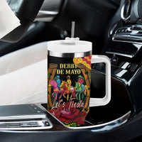 Derby De Mayo 2025 Tumbler With Handle Pinata Horse Racing Let's Fiesta - Wonder Print Shop